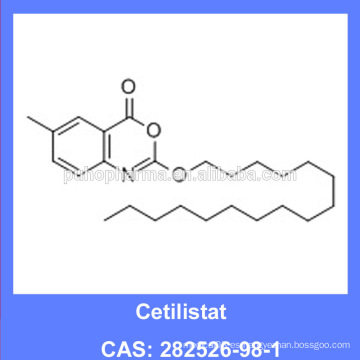 La pureza 99% min Cetilistat API / que adelgaza y la droga 282526-98-1 de la pérdida de peso (hecho en Guangzhou)